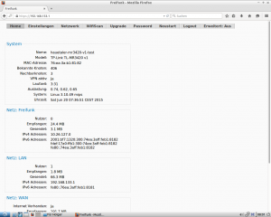 Konfiguration des Routers