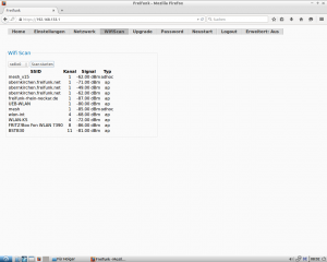 WLAN-Scan